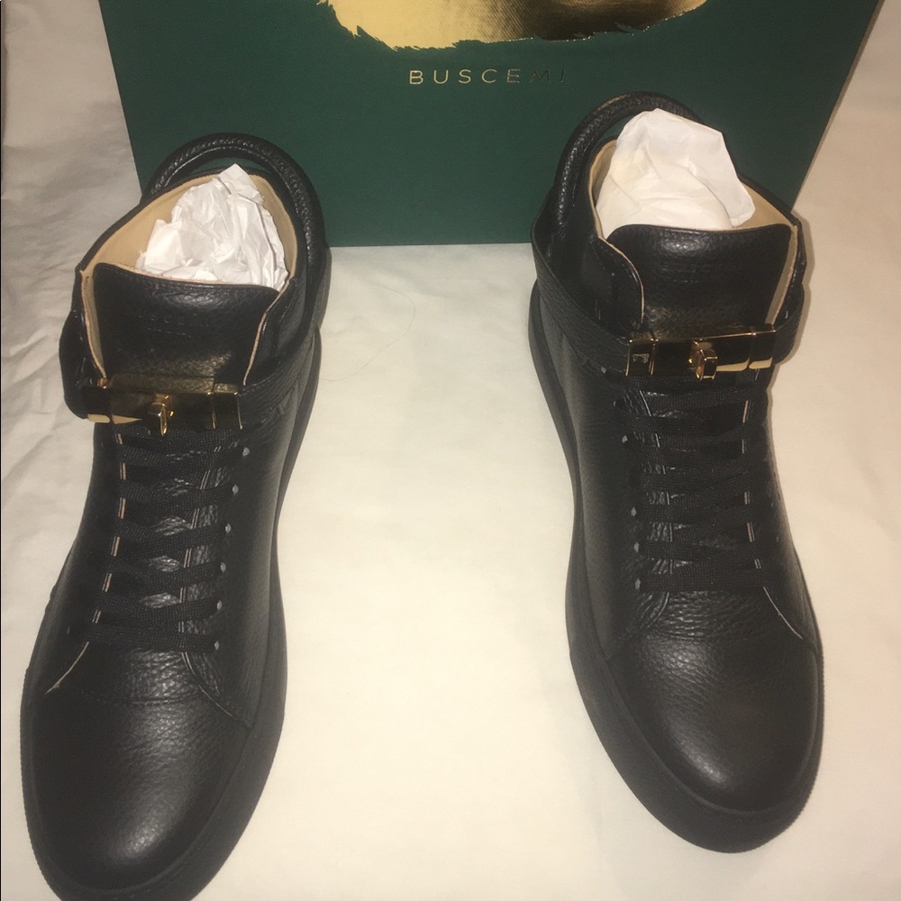 BUSCEMI padlock detail hi-tops $890